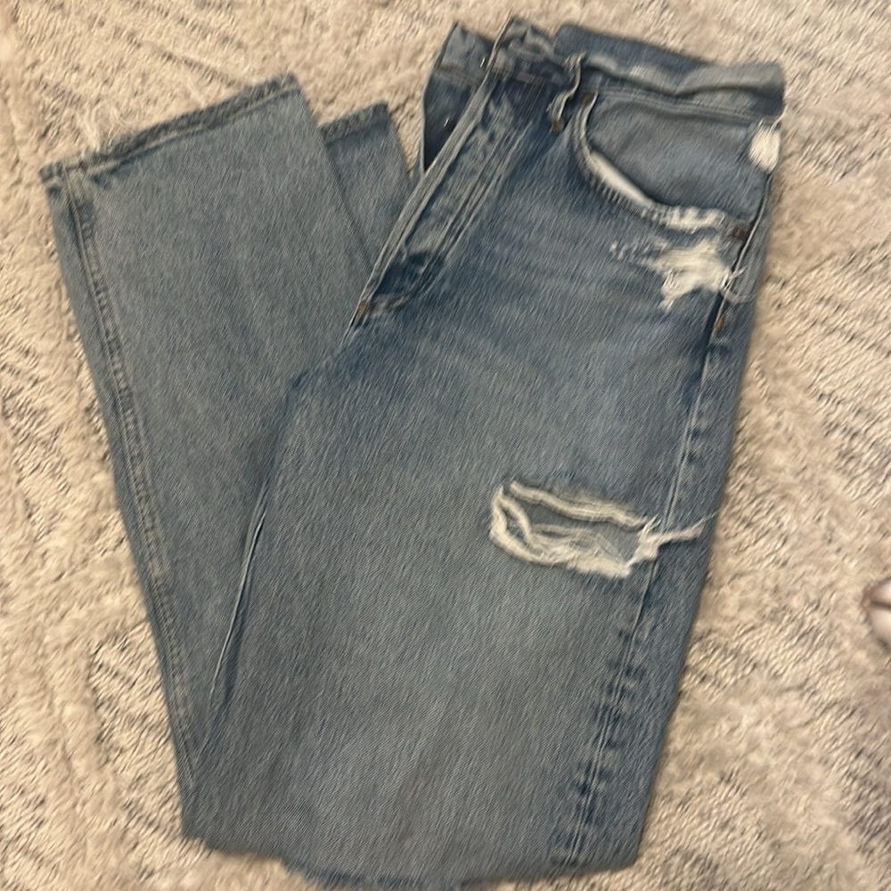 Agolde 90s Mid Rise Jeans in Isolate - Picture 4 of 5
